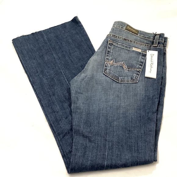 David Kahn Nikki Jeans With Swarovski Crystals - Picture 1 of 8